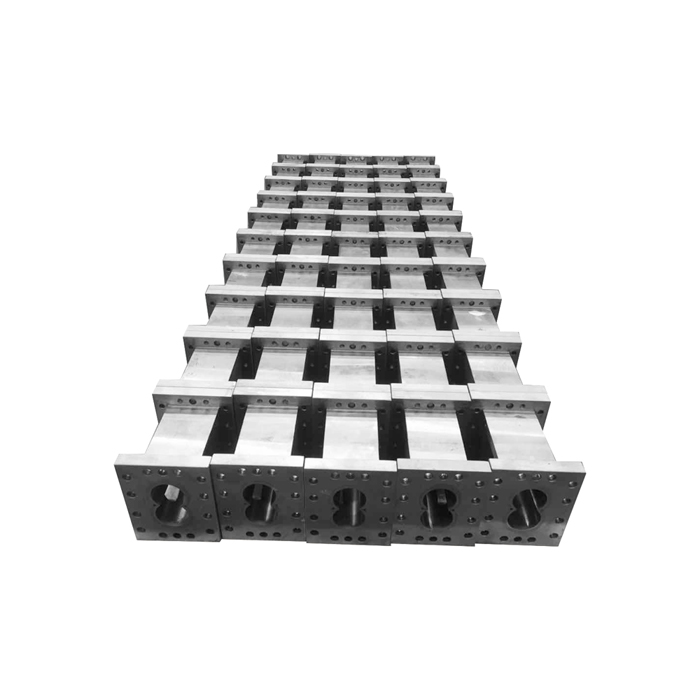 Barrel skru extruder